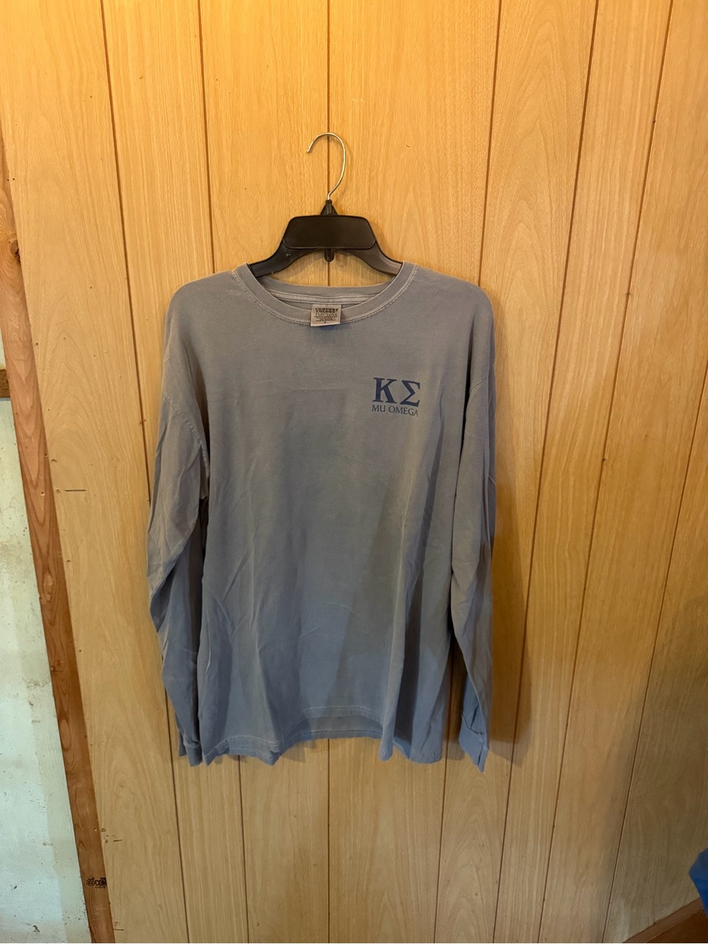 Grey Long Sleeve Crewneck Kappa Sigma